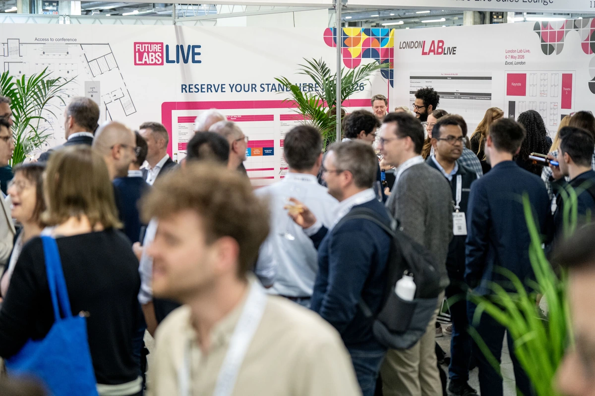 Attendees gathered on the exhibition floor at Future Labs Live Basel 2026
